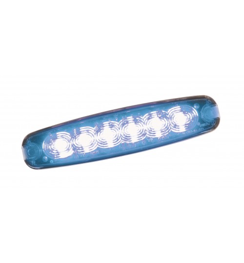 Blue 6 LED Warning Light LED26U